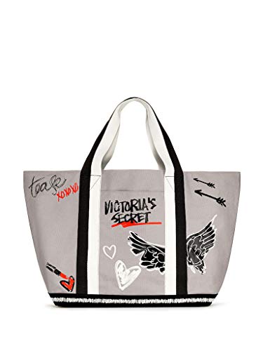 Taylor Tease Tote Bag Carryall Cream, Gray, Black and Red by