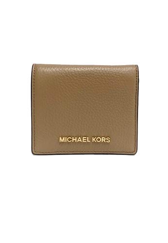 Michael Kors Jet Set Travel Dark Khaki Caryall Leather Card Case ...