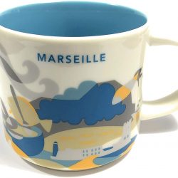 Starbucks Marseille (France) You Are Here Yah Coffee Mug Light Blue
