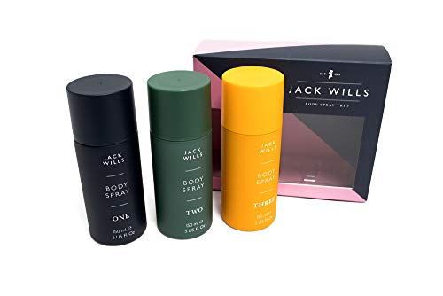 Jack Wills Mens Body Spray Trio
