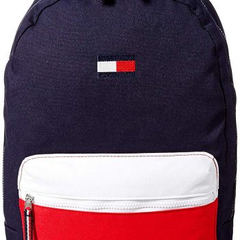 Tommy Hilfiger Unisex-Adults Backpack Patriot Colorblock Canvas Blue Size: One Size