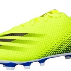 adidas Men's X GHOSTED.4 FxG Football Shoe, Amasol Negbás Azurea, 10 UK
